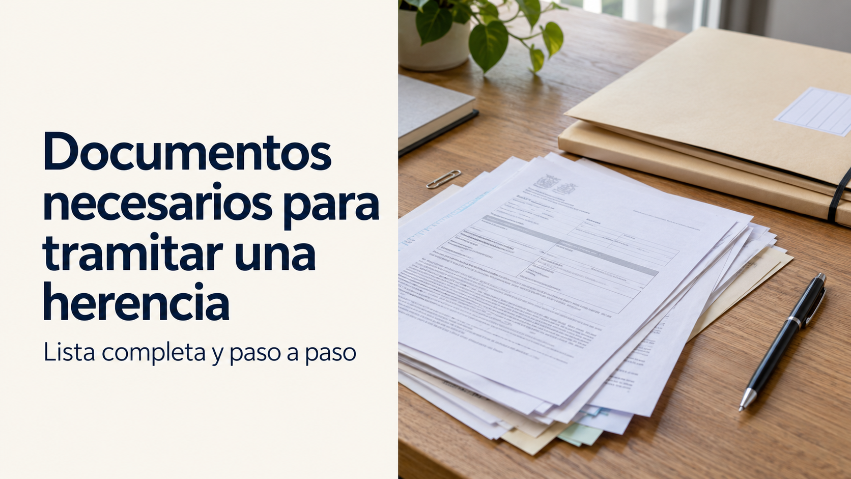 Documentos necesarios para tramitar una herencia: lista completa y paso a paso