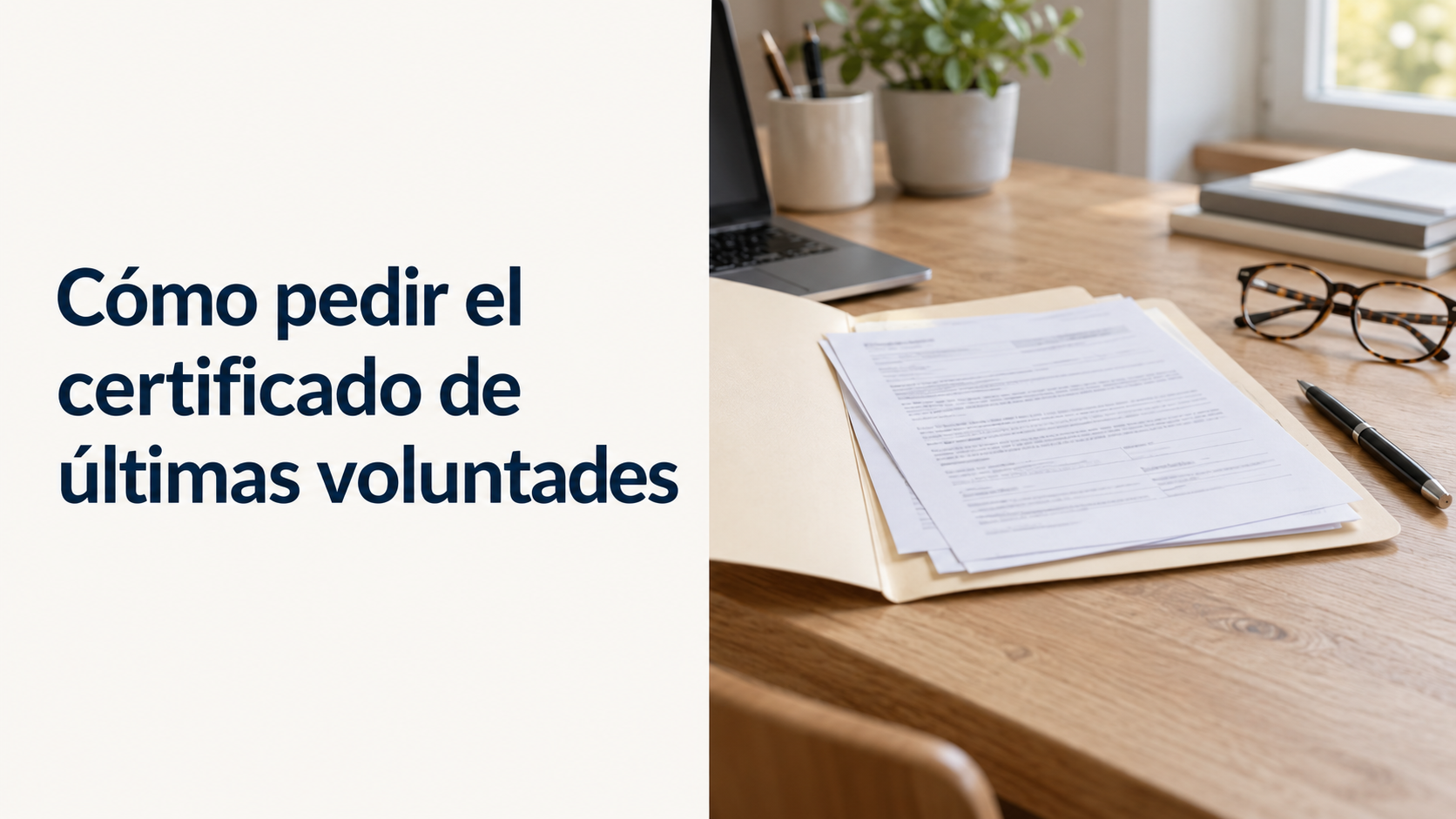 Cómo pedir el certificado de últimas voluntades 